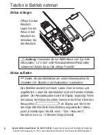 Предварительный просмотр 8 страницы AUDIOLINE BigTel 110 Operating Instructions Manual