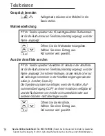 Предварительный просмотр 16 страницы AUDIOLINE BigTel 110 Operating Instructions Manual