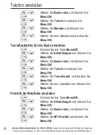 Preview for 34 page of AUDIOLINE BigTel 110 Operating Instructions Manual