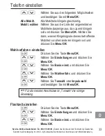 Preview for 35 page of AUDIOLINE BigTel 110 Operating Instructions Manual