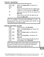 Preview for 37 page of AUDIOLINE BigTel 110 Operating Instructions Manual