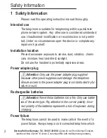 Preview for 52 page of AUDIOLINE BigTel 110 Operating Instructions Manual