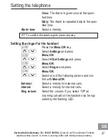 Preview for 77 page of AUDIOLINE BigTel 110 Operating Instructions Manual