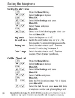 Preview for 78 page of AUDIOLINE BigTel 110 Operating Instructions Manual