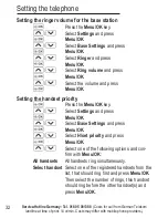 Preview for 82 page of AUDIOLINE BigTel 110 Operating Instructions Manual