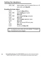 Preview for 86 page of AUDIOLINE BigTel 110 Operating Instructions Manual