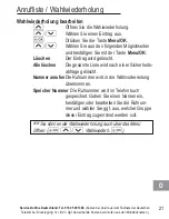 Preview for 23 page of AUDIOLINE BigTel 118 Operating Instructions Manual