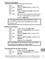 Preview for 33 page of AUDIOLINE BigTel 118 Operating Instructions Manual