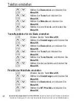 Preview for 34 page of AUDIOLINE BigTel 118 Operating Instructions Manual