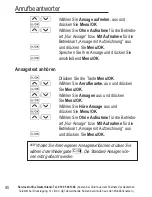 Preview for 42 page of AUDIOLINE BigTel 118 Operating Instructions Manual