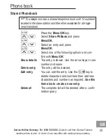 Preview for 85 page of AUDIOLINE BigTel 118 Operating Instructions Manual