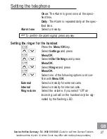 Preview for 87 page of AUDIOLINE BigTel 118 Operating Instructions Manual