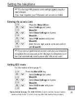 Preview for 95 page of AUDIOLINE BigTel 118 Operating Instructions Manual