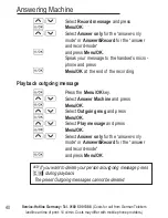 Preview for 100 page of AUDIOLINE BigTel 118 Operating Instructions Manual