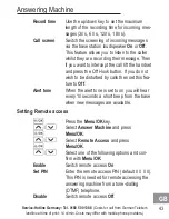 Preview for 103 page of AUDIOLINE BigTel 118 Operating Instructions Manual