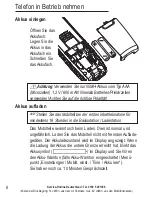 Preview for 10 page of AUDIOLINE BIGTEL 120 Operating Instructions Manual