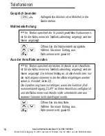 Preview for 18 page of AUDIOLINE BIGTEL 120 Operating Instructions Manual