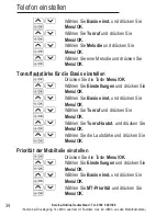 Preview for 36 page of AUDIOLINE BIGTEL 120 Operating Instructions Manual