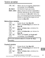 Preview for 37 page of AUDIOLINE BIGTEL 120 Operating Instructions Manual