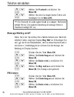 Preview for 38 page of AUDIOLINE BIGTEL 120 Operating Instructions Manual