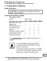 Preview for 57 page of AUDIOLINE BIGTEL 120 Operating Instructions Manual