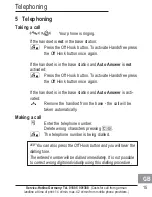 Preview for 67 page of AUDIOLINE BIGTEL 120 Operating Instructions Manual