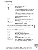 Preview for 71 page of AUDIOLINE BIGTEL 120 Operating Instructions Manual