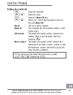 Preview for 75 page of AUDIOLINE BIGTEL 120 Operating Instructions Manual