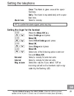 Preview for 81 page of AUDIOLINE BIGTEL 120 Operating Instructions Manual