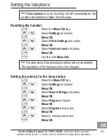 Preview for 85 page of AUDIOLINE BIGTEL 120 Operating Instructions Manual