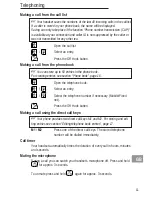 Предварительный просмотр 47 страницы AUDIOLINE BigTel 150 Operating Instructions Manual