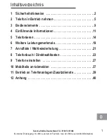 Preview for 3 page of AUDIOLINE BigTel 200 Operating Instructions Manual