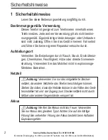 Preview for 4 page of AUDIOLINE BigTel 200 Operating Instructions Manual