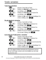 Preview for 32 page of AUDIOLINE BigTel 200 Operating Instructions Manual