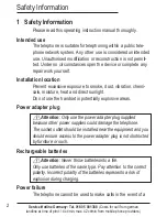 Preview for 52 page of AUDIOLINE BigTel 200 Operating Instructions Manual