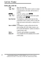 Preview for 72 page of AUDIOLINE BigTel 200 Operating Instructions Manual