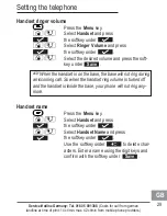 Preview for 79 page of AUDIOLINE BigTel 200 Operating Instructions Manual