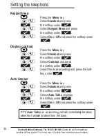 Preview for 80 page of AUDIOLINE BigTel 200 Operating Instructions Manual