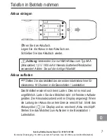 Предварительный просмотр 9 страницы AUDIOLINE BigTel 280 Operating Instructions Manual