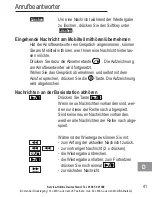 Предварительный просмотр 43 страницы AUDIOLINE BigTel 280 Operating Instructions Manual