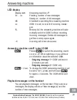 Предварительный просмотр 99 страницы AUDIOLINE BigTel 280 Operating Instructions Manual