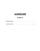 Preview for 2 page of AUDIOLINE Bigtel 48 Operating Instructions Manual