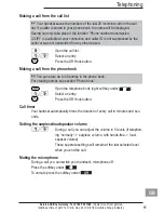 Preview for 45 page of AUDIOLINE BigTel 480 Operating Instructions Manual