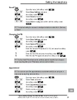 Preview for 55 page of AUDIOLINE BigTel 480 Operating Instructions Manual