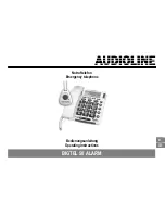 AUDIOLINE BIGTEL 50 ALARM Operating Instructions Manual preview