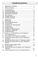 Preview for 3 page of AUDIOLINE DECT 7500micro Operating Instructions Manual