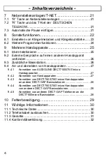 Preview for 4 page of AUDIOLINE DECT 7500micro Operating Instructions Manual