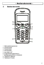 Preview for 7 page of AUDIOLINE DECT 7500micro Operating Instructions Manual