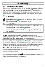 Preview for 11 page of AUDIOLINE DECT 7500micro Operating Instructions Manual