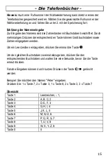 Preview for 15 page of AUDIOLINE DECT 7500micro Operating Instructions Manual